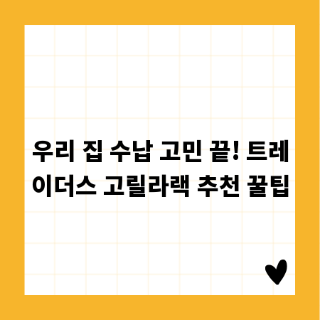 우리 집 수납 고민 끝! 트레이더스 고릴라랙 추천 꿀팁