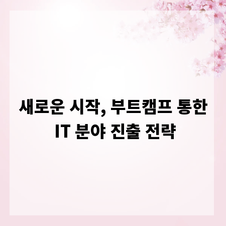 새로운 시작, 부트캠프 통한 IT 분야 진출 전략